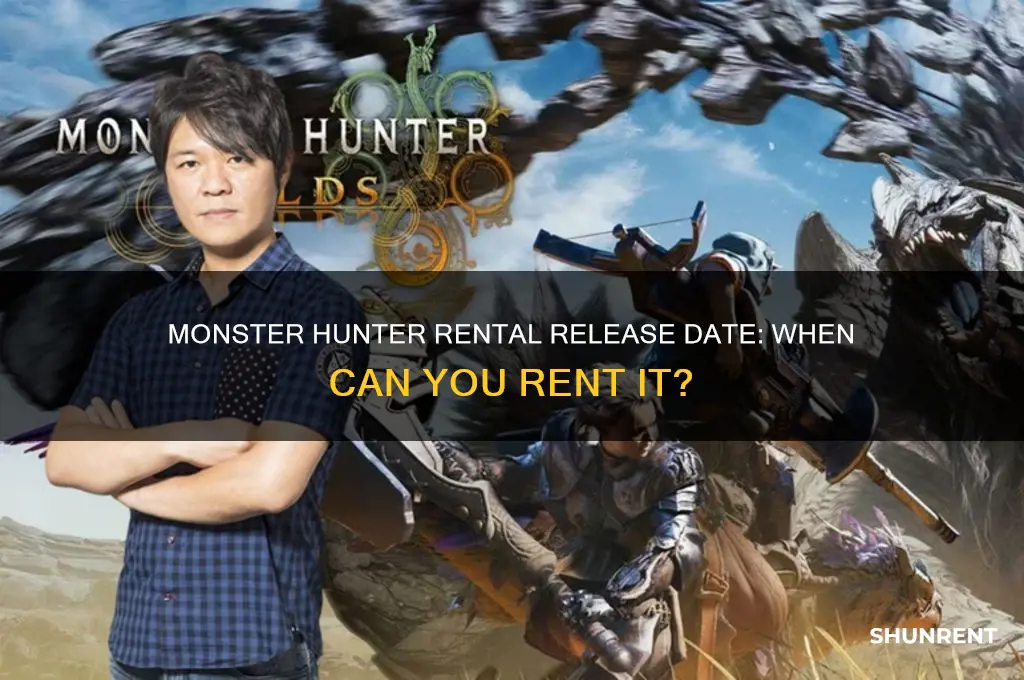 when does monster hunter come out to rent