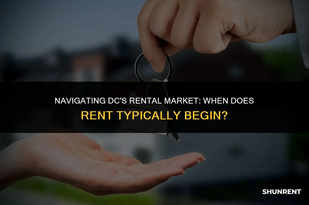 when does most rent start in dc