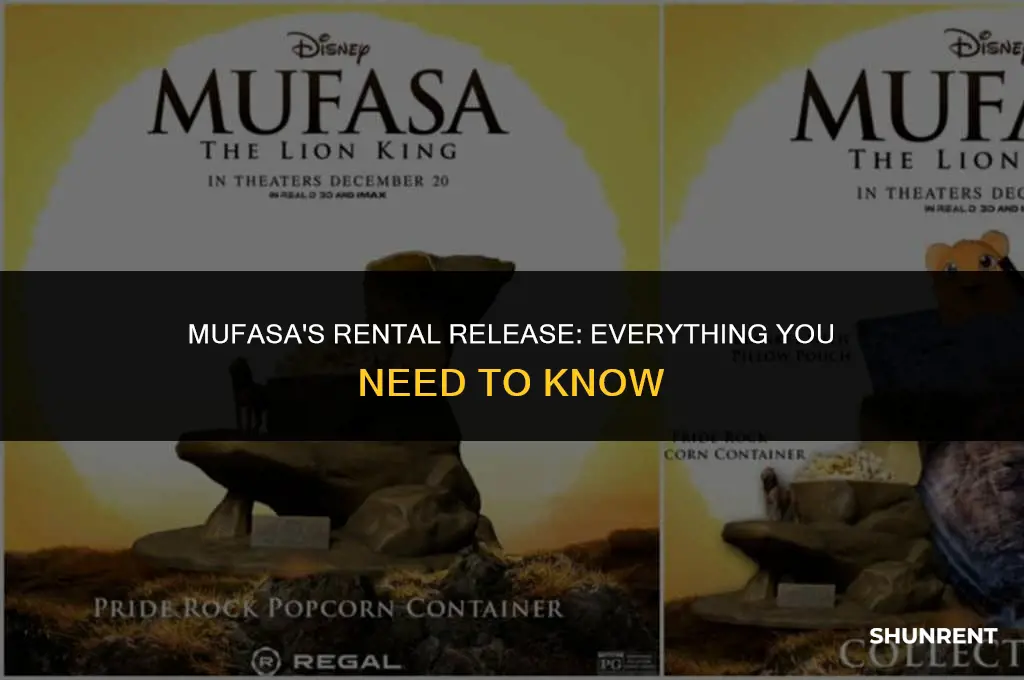 when does mufasa come out to rent