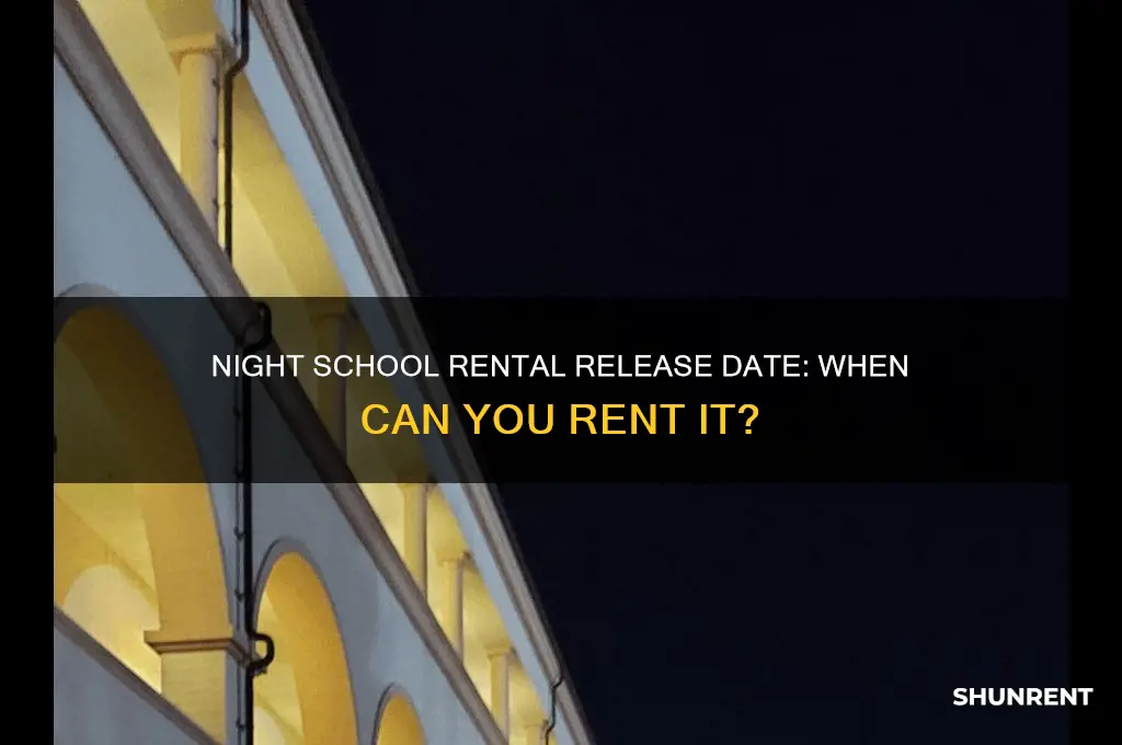 when does night school come out to rent