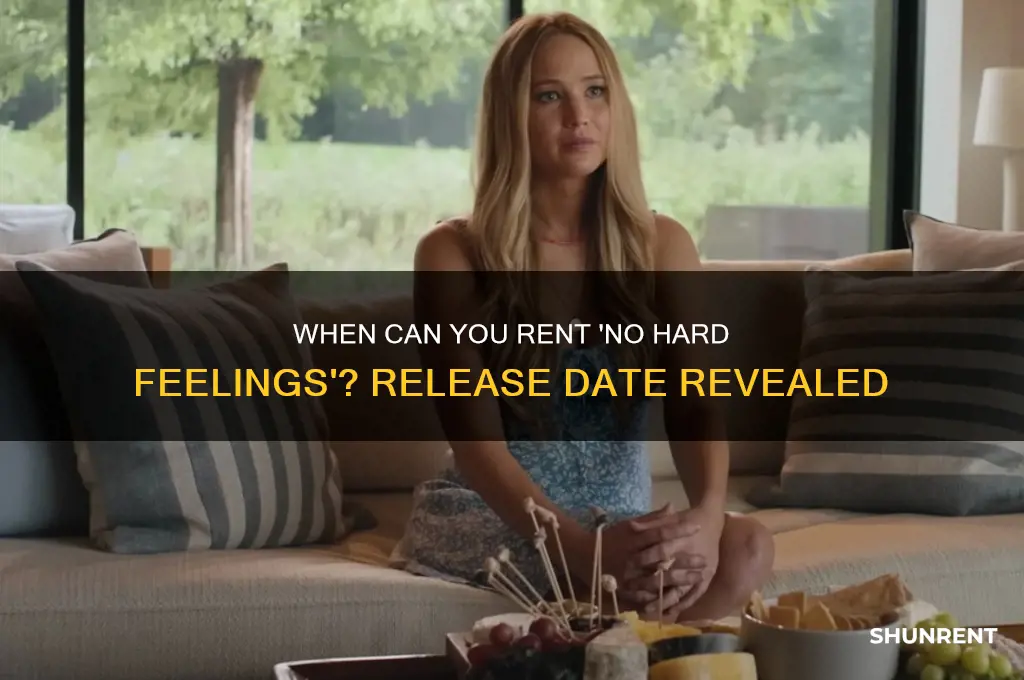 when does no hard feelings come out for rent