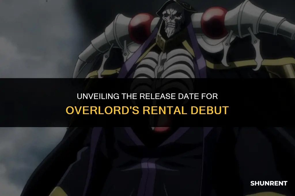 when does overlord come out for rent