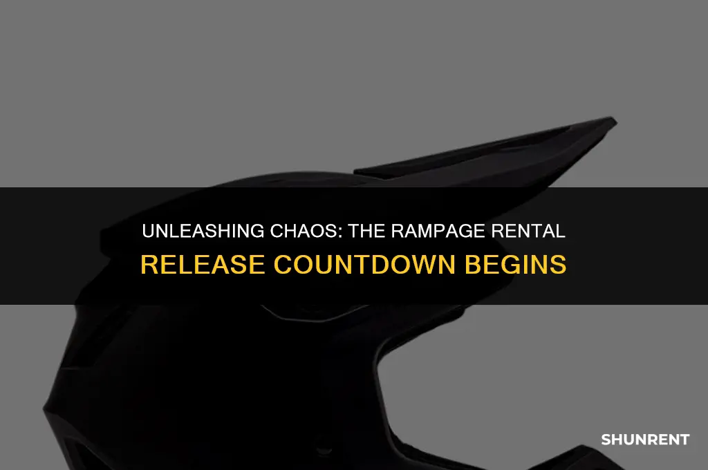 when does rampage come out to rent