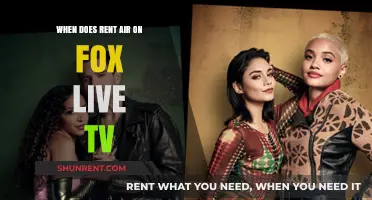 When Does Rent Air on Fox Live TV: Schedule Guide