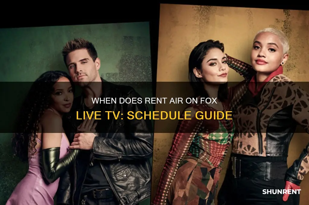 when does rent air on fox live tv