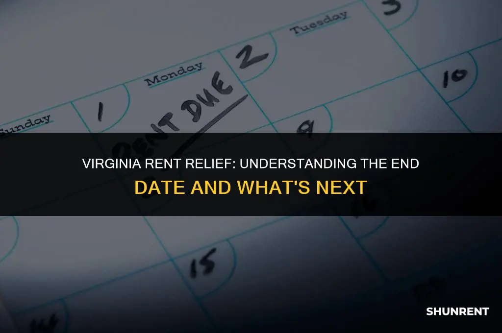when does rent relief end in virginia