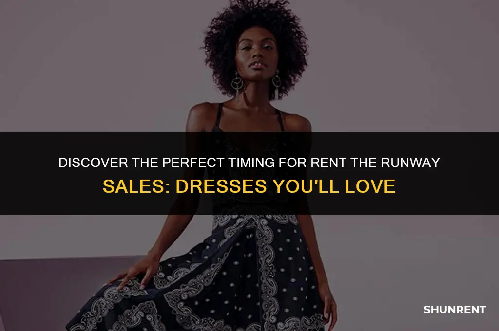when does rent the runway sale dresses