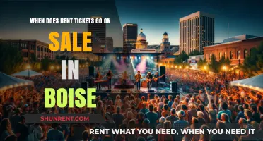 Rent" Boise Tickets Sale Date: When Can You Buy Them