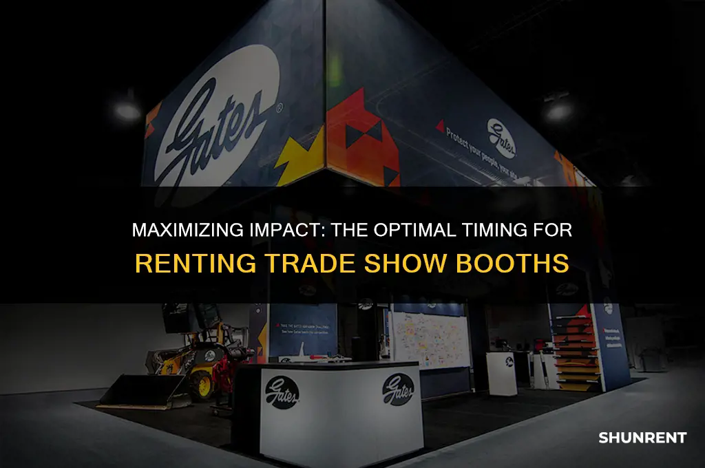 when does renting trade show display booth