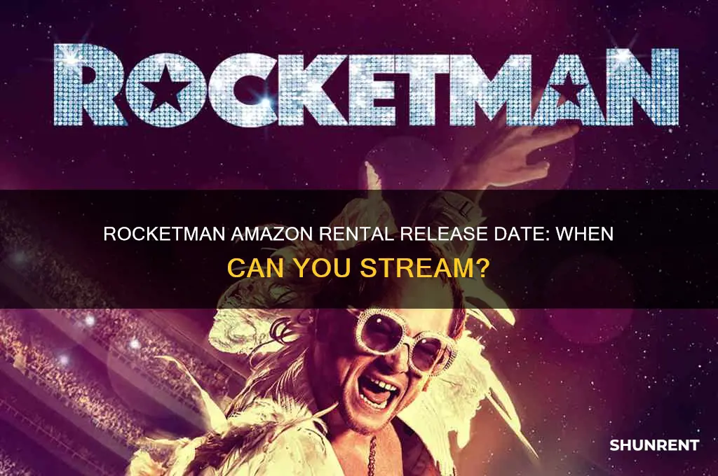 when does rocketman come to amazon to rent