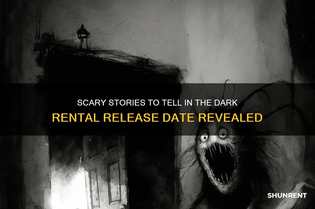when does scary stories to tell in the dark rent