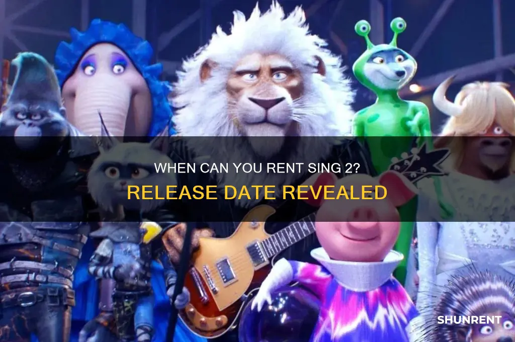 when does sing 2 come out to rent