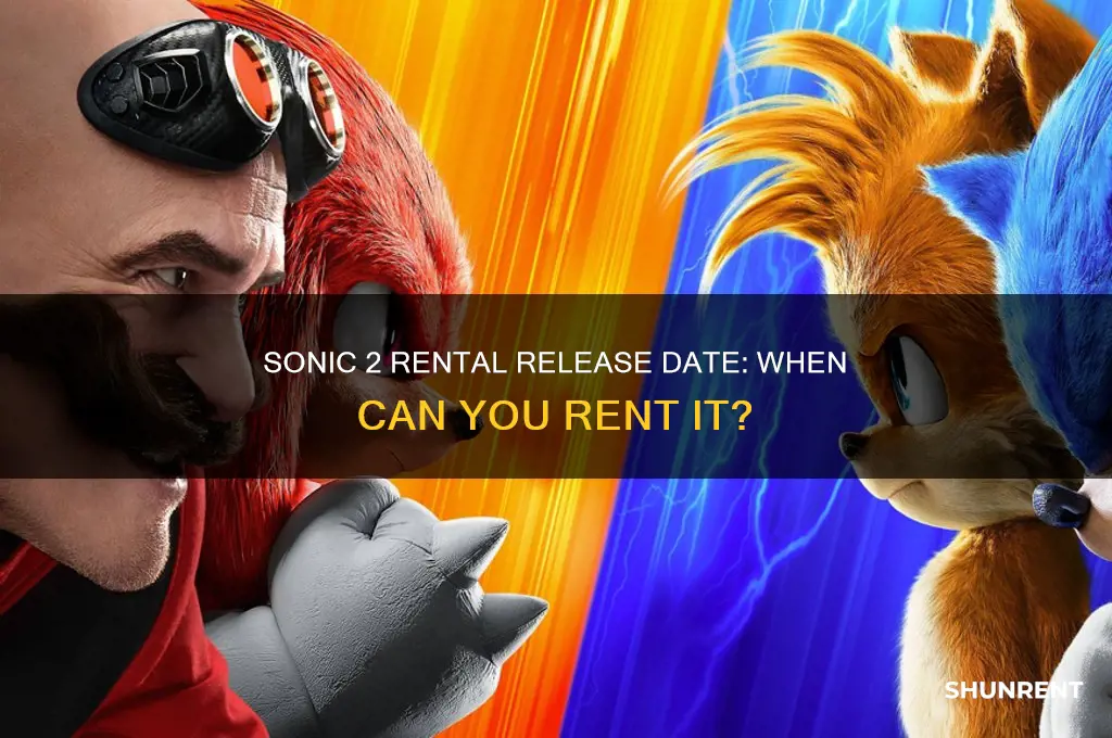 when does sonic 2 come out to rent