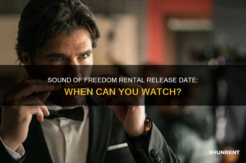 when does sound of freedom come out to rent