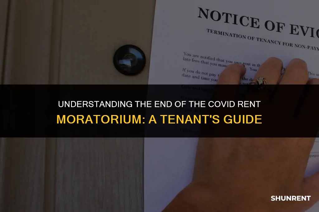 when does the covid rent moratorium end
