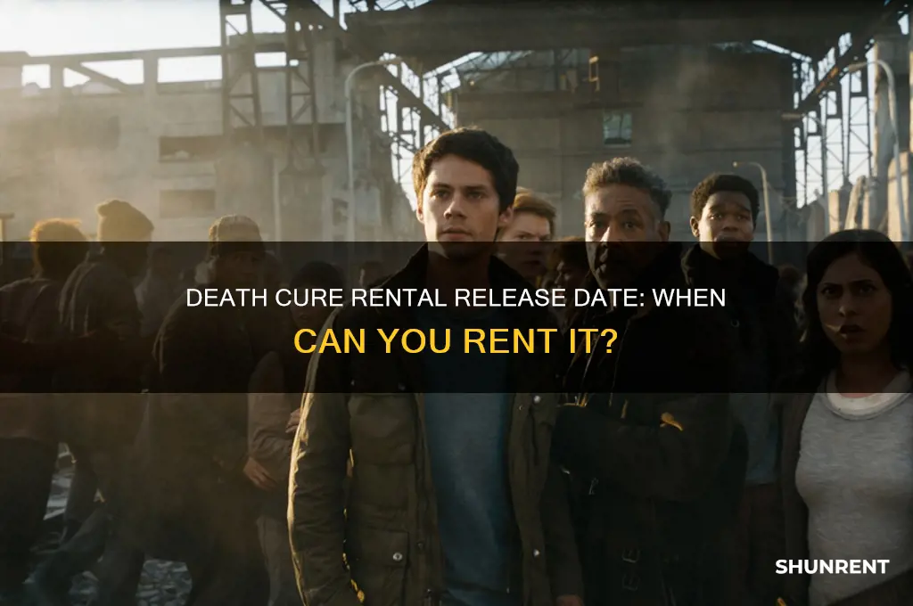 when does the death cure come out to rent