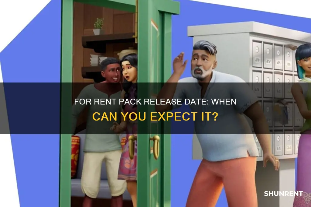 when does the for rent pack come out