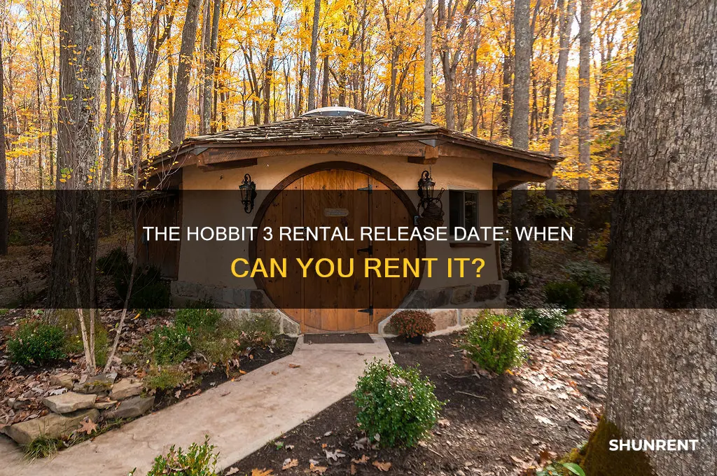 when does the hobbit 3 come out to rent