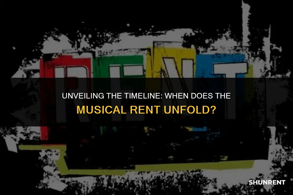 when does the msuical rent take place