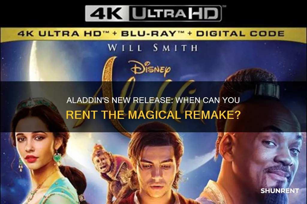 when does the new aladdin come out to rent