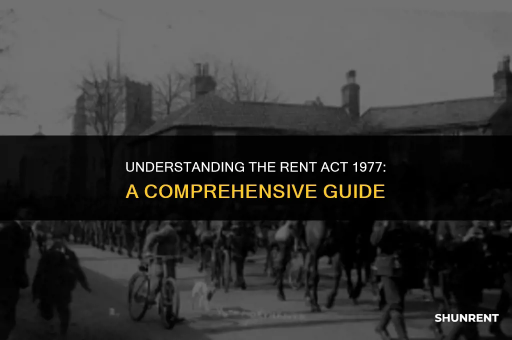 when does the rent act 1977 apply