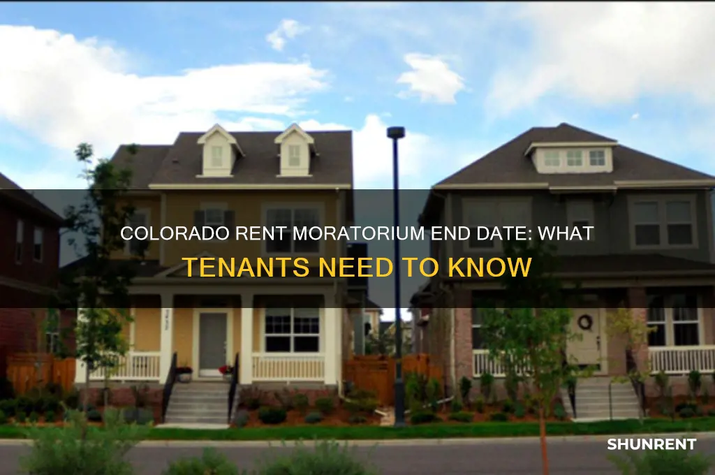 when does the rent moratorium end in colorado