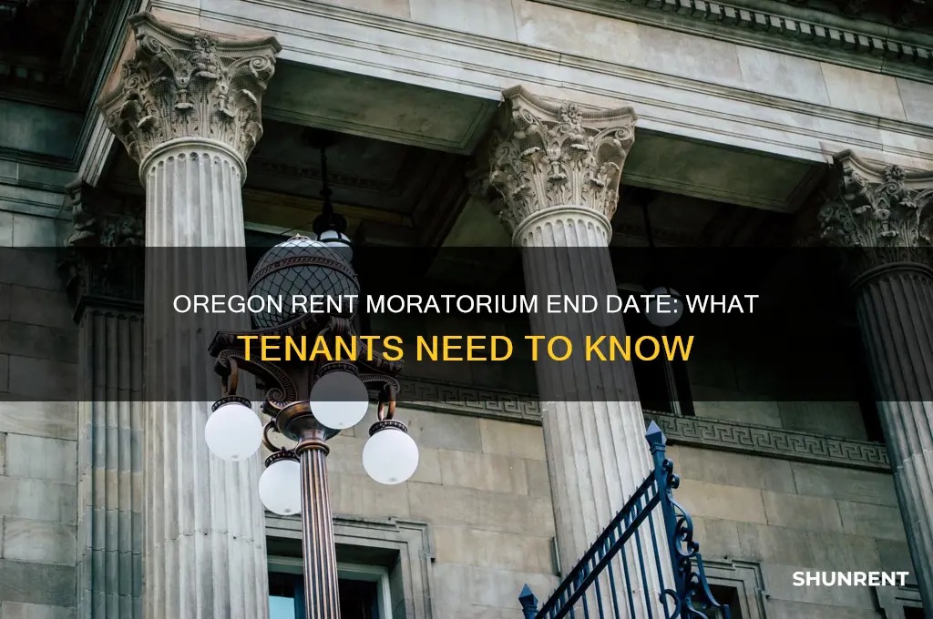 when does the rent moratorium end in oregon