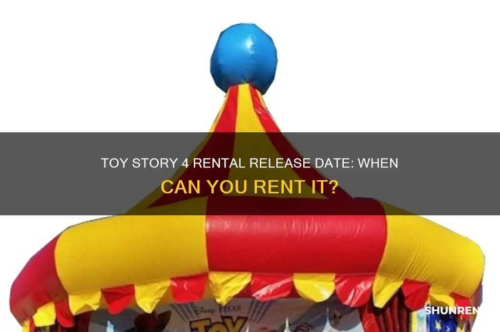 when does toy story 4 come out to rent