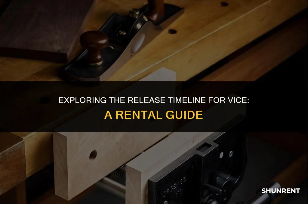 when does vice come out to rent