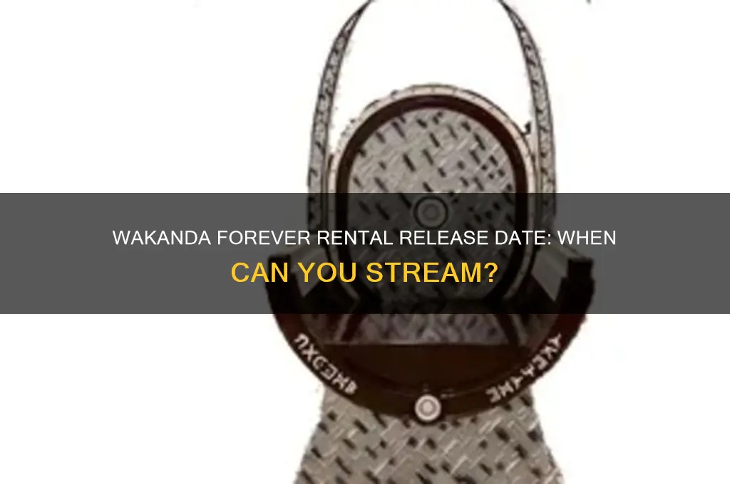 when does wakanda forever come out to rent