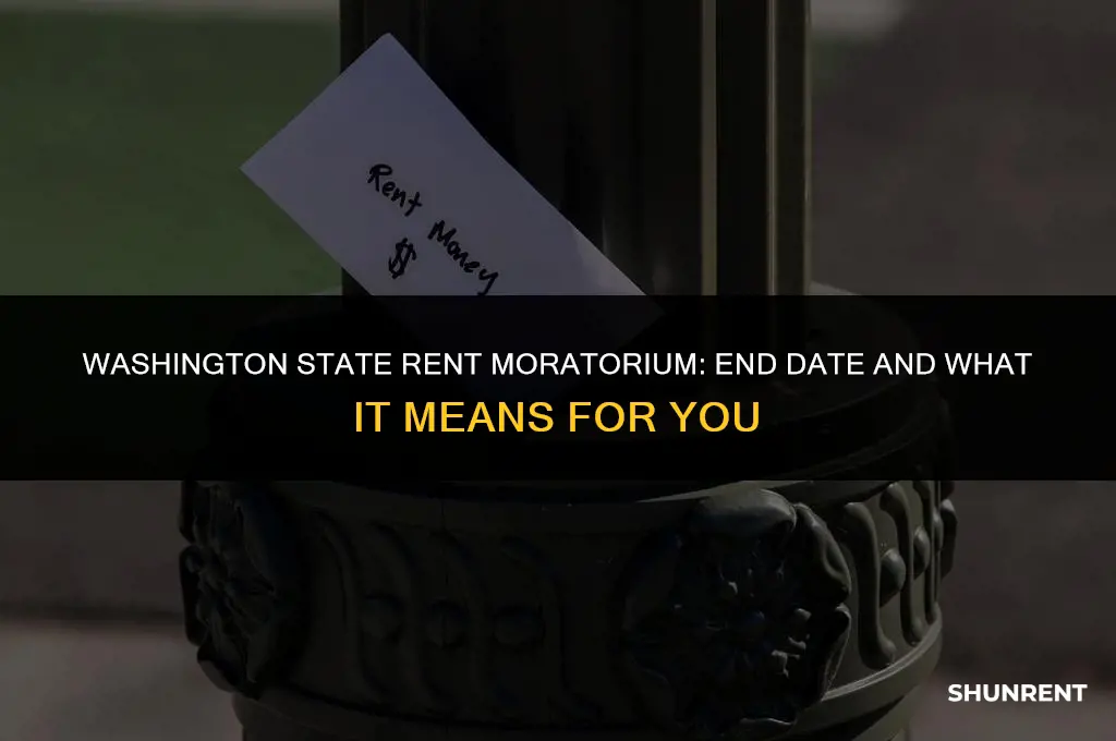 when does washington state rent moratorium end