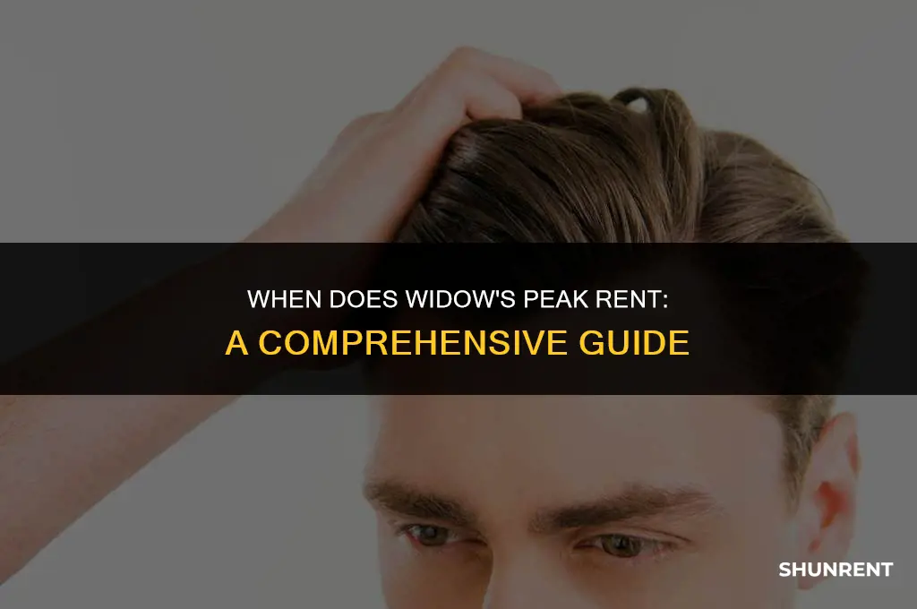 when does widows come out to rent