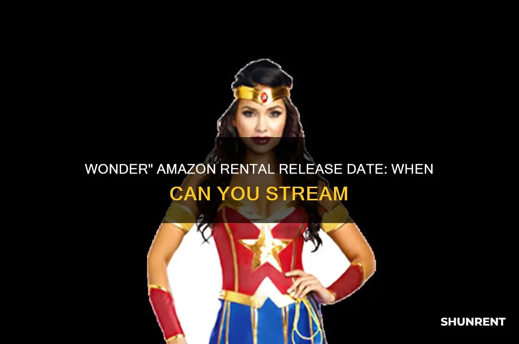 when does wonder available to rent on amazon