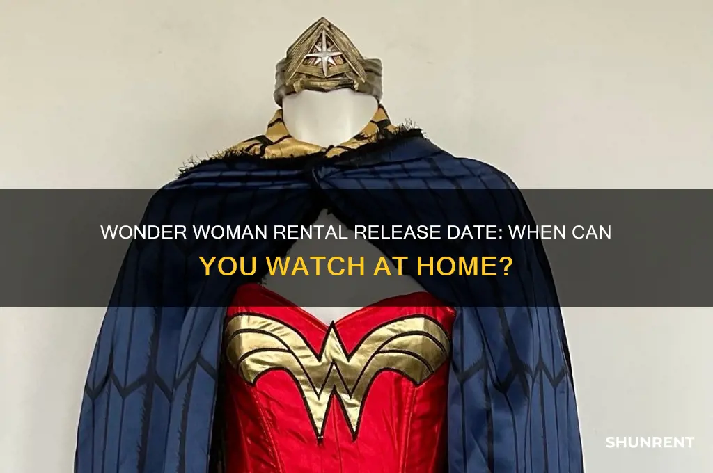 when does wonder woman come out to rent