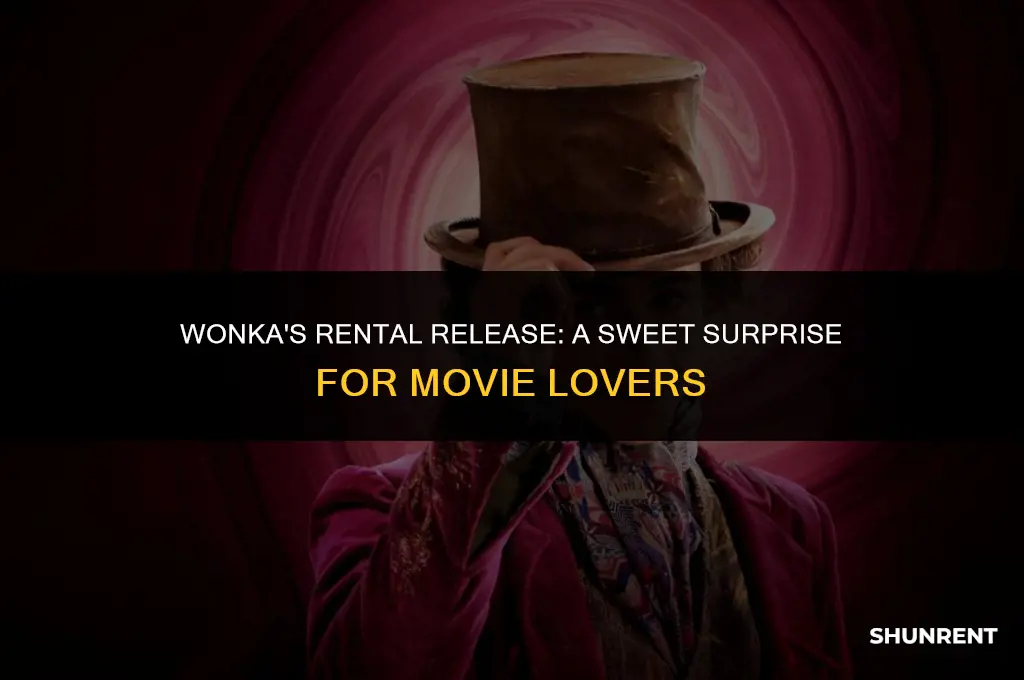when does wonka come out to rent