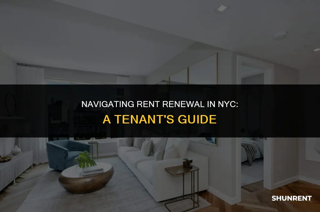 when how to request rent renewal nyc