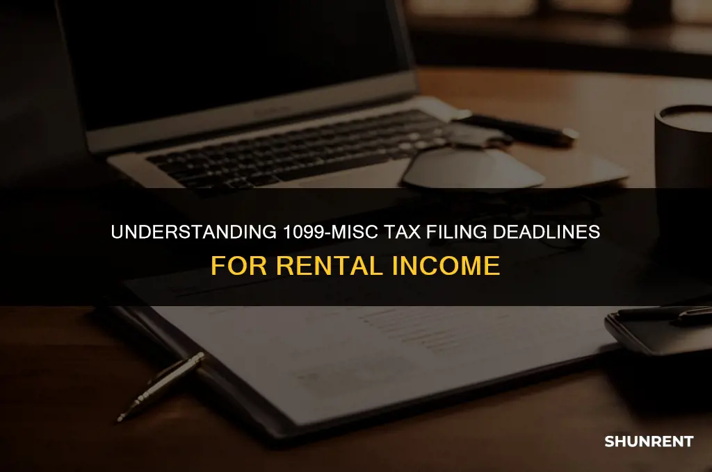 when is 1099-misc for rent due