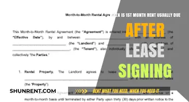 Understanding Rent Due Dates: When Is Your First Month's Rent Due?
