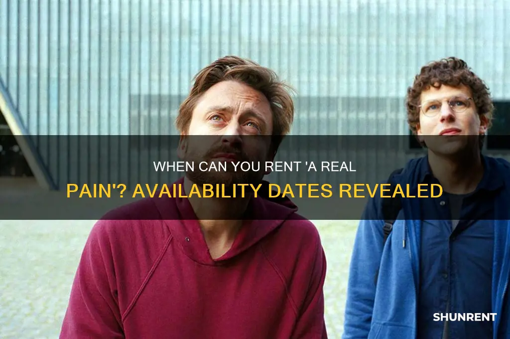 when is a real pain available to rent