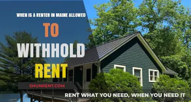 Maine Renters' Rights: When Can You Legally Withhold Rent?