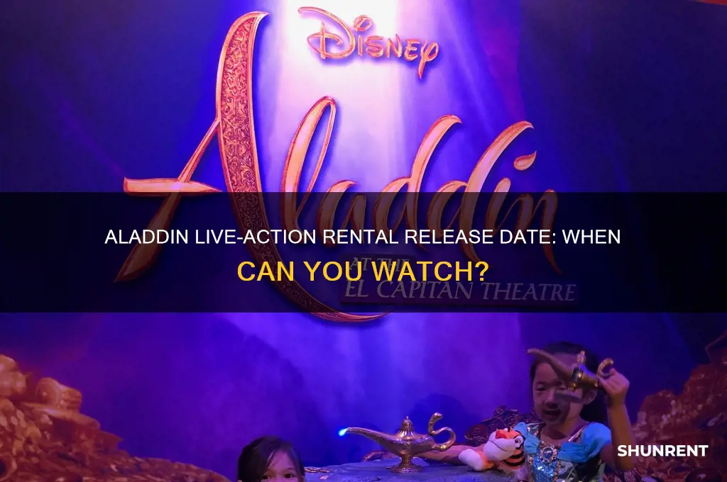when is aladdin live action available to rent