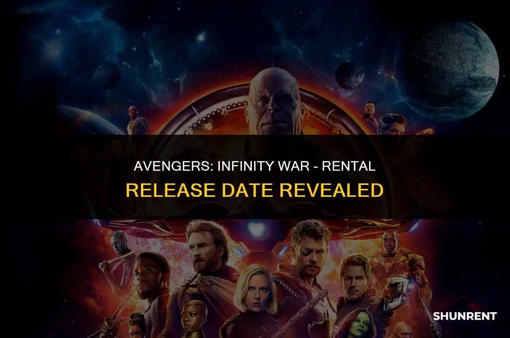 when is avengers infinity war for rent