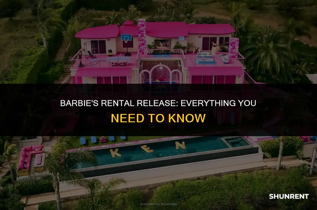 when is barbie coming out to rent