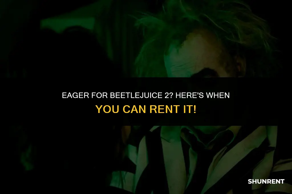 when is beetlejuice 2 available to rent