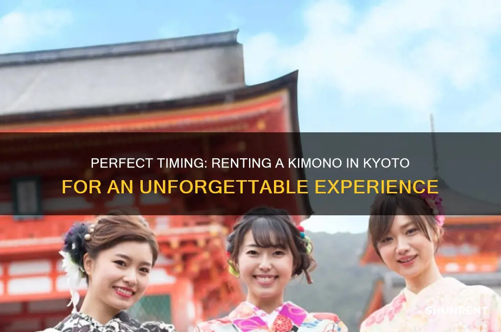 when is best time to rent kimono kyoto