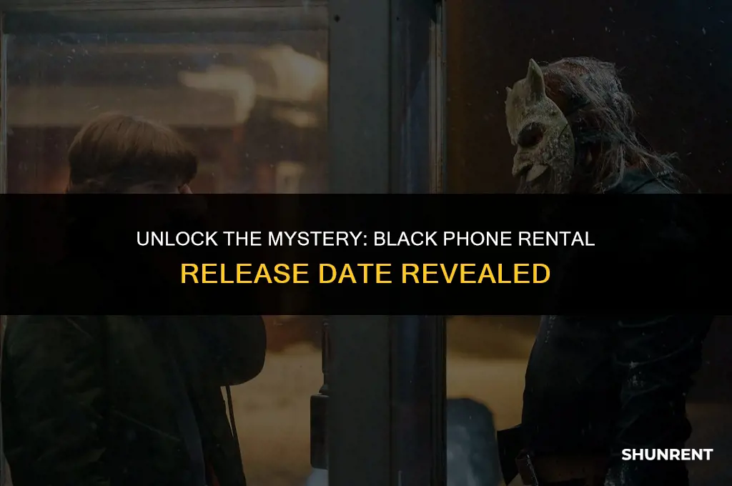 when is black phone available to rent