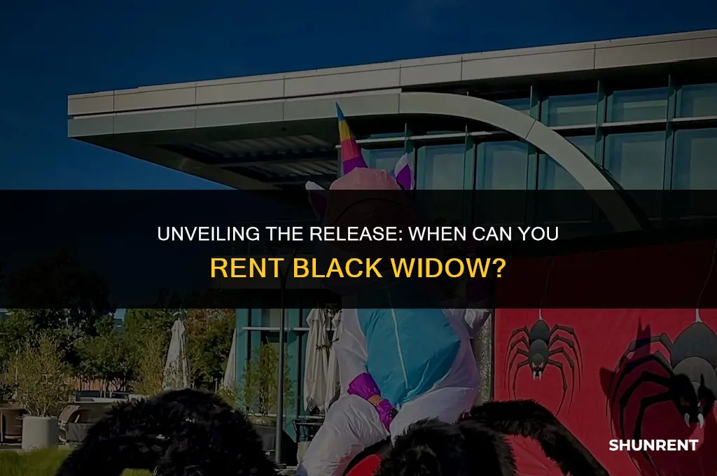 when is black widow available to rent