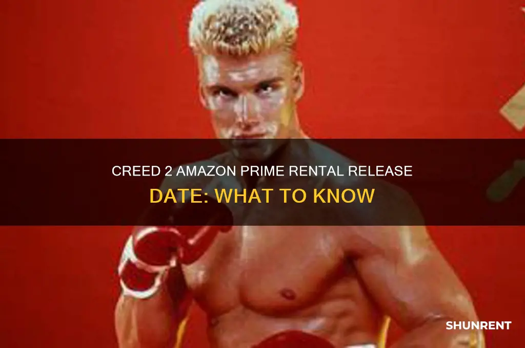 when is creed 2 available to rent on amazon prime
