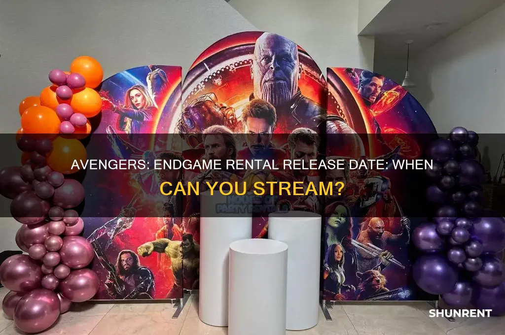 when is endgame available for rent on demand