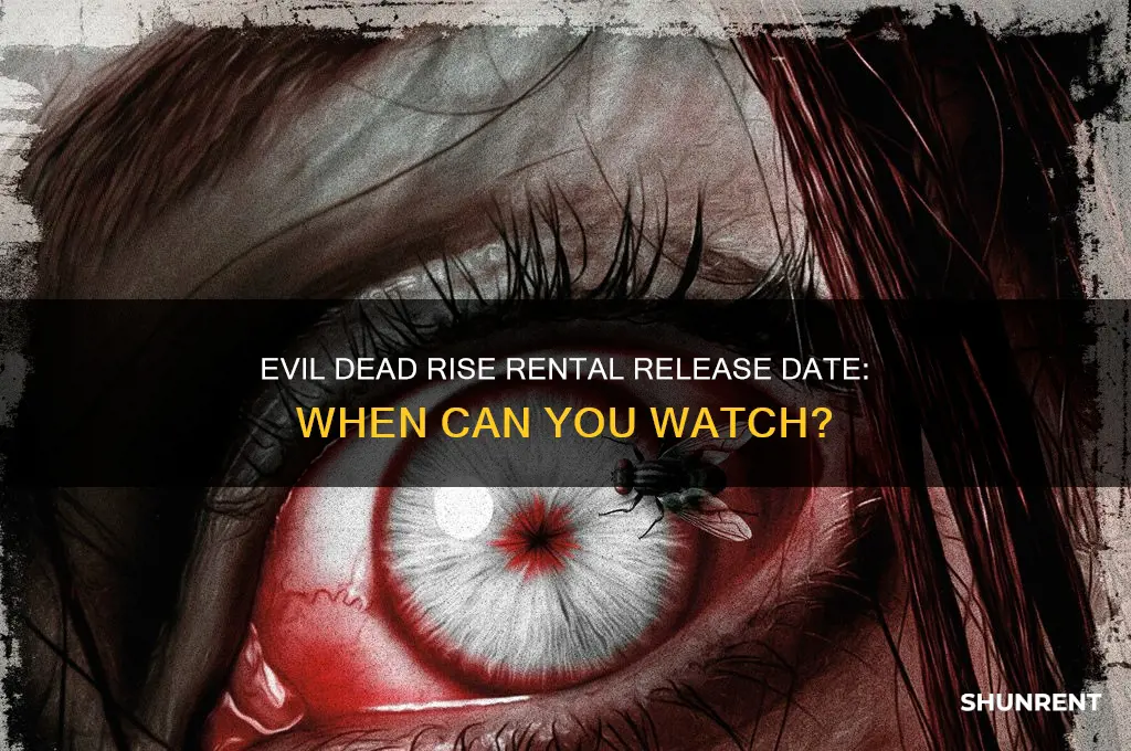 when is evil dead rise available to rent